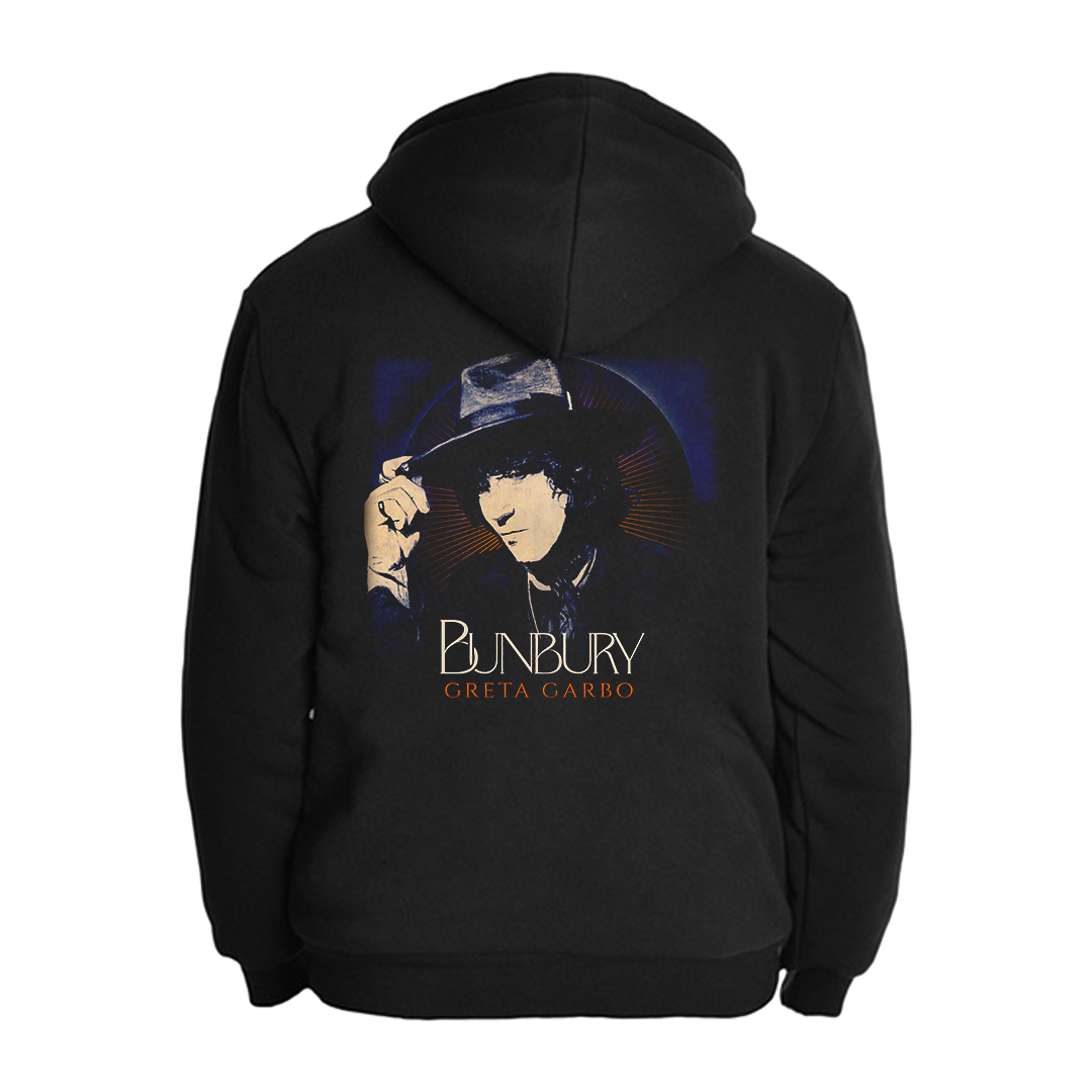 "Greta Garbo" Hoodie cierre