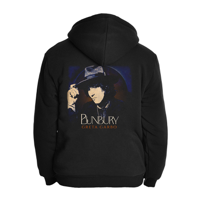 "Greta Garbo" Hoodie cierre