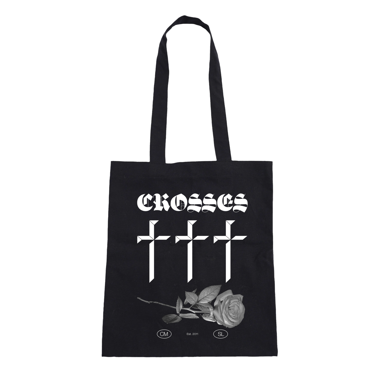 "Crosses Rose" Totebag