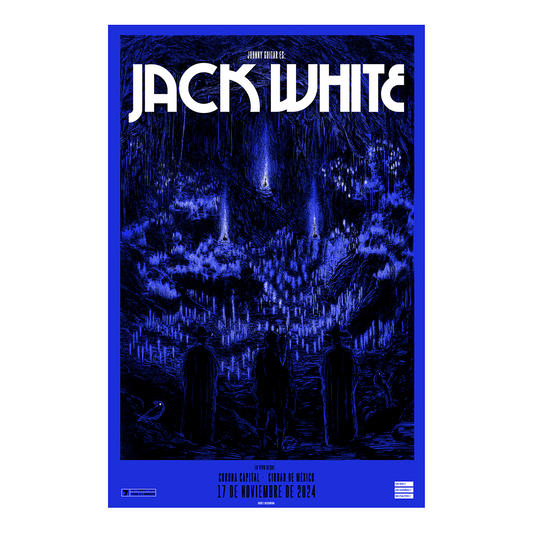 Jack White México 2024 x SNKHDS Gig Poster